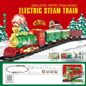 Kids Retro Train Model Electric Steam Train(Battery Operated)