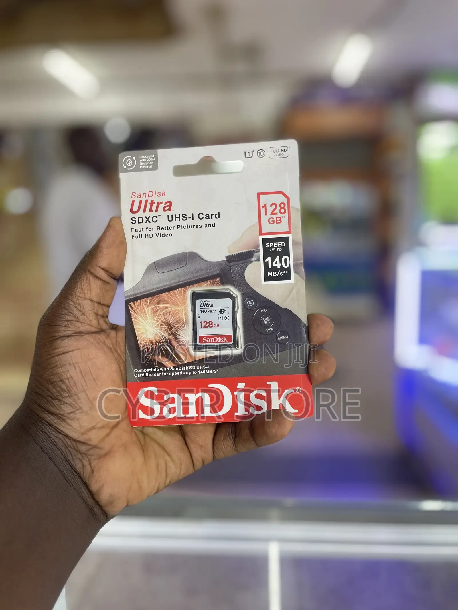 SanDisk Ultra 128GB SDXC UHS-I Memory Card (Up to 140mb/S Read Speed)