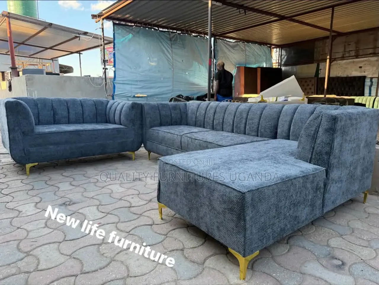 7 Seater U Shaped Sofa Set