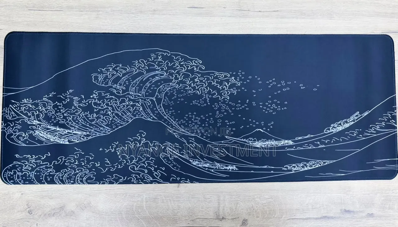 Brecoy Japanese Sea Wave Large Gaming Mouse Pad.