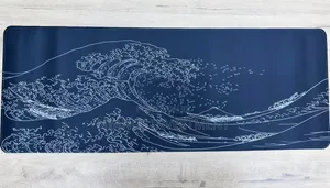 Brecoy Japanese Sea Wave Large Gaming Mouse Pad.