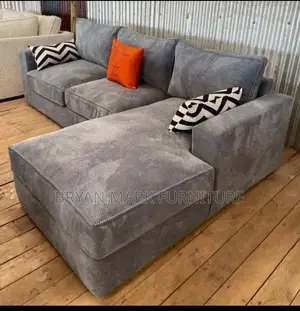 L Sofa Chair Well Made and Finished With Strong Volvet Material