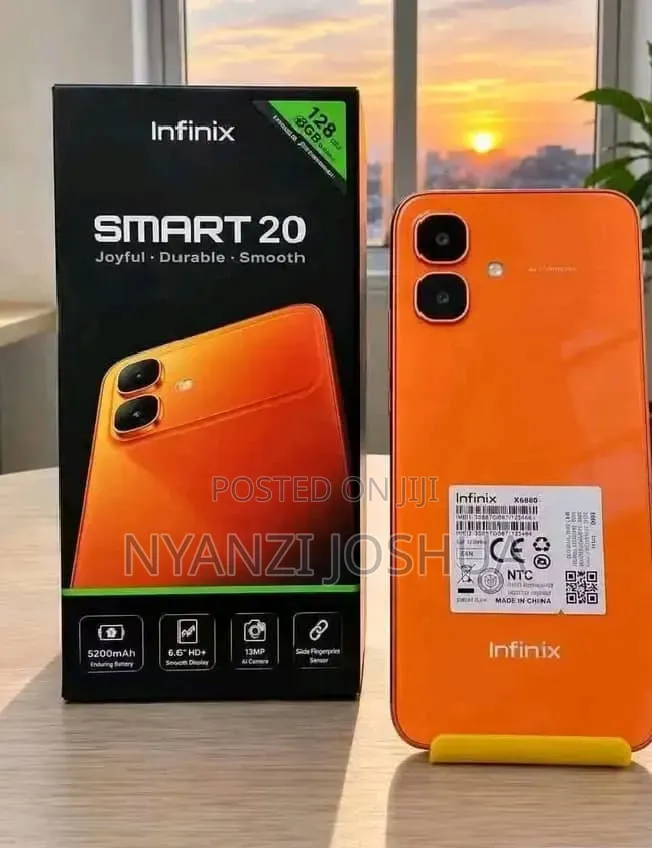 New Infinix Smart 20 128 GB Orange
