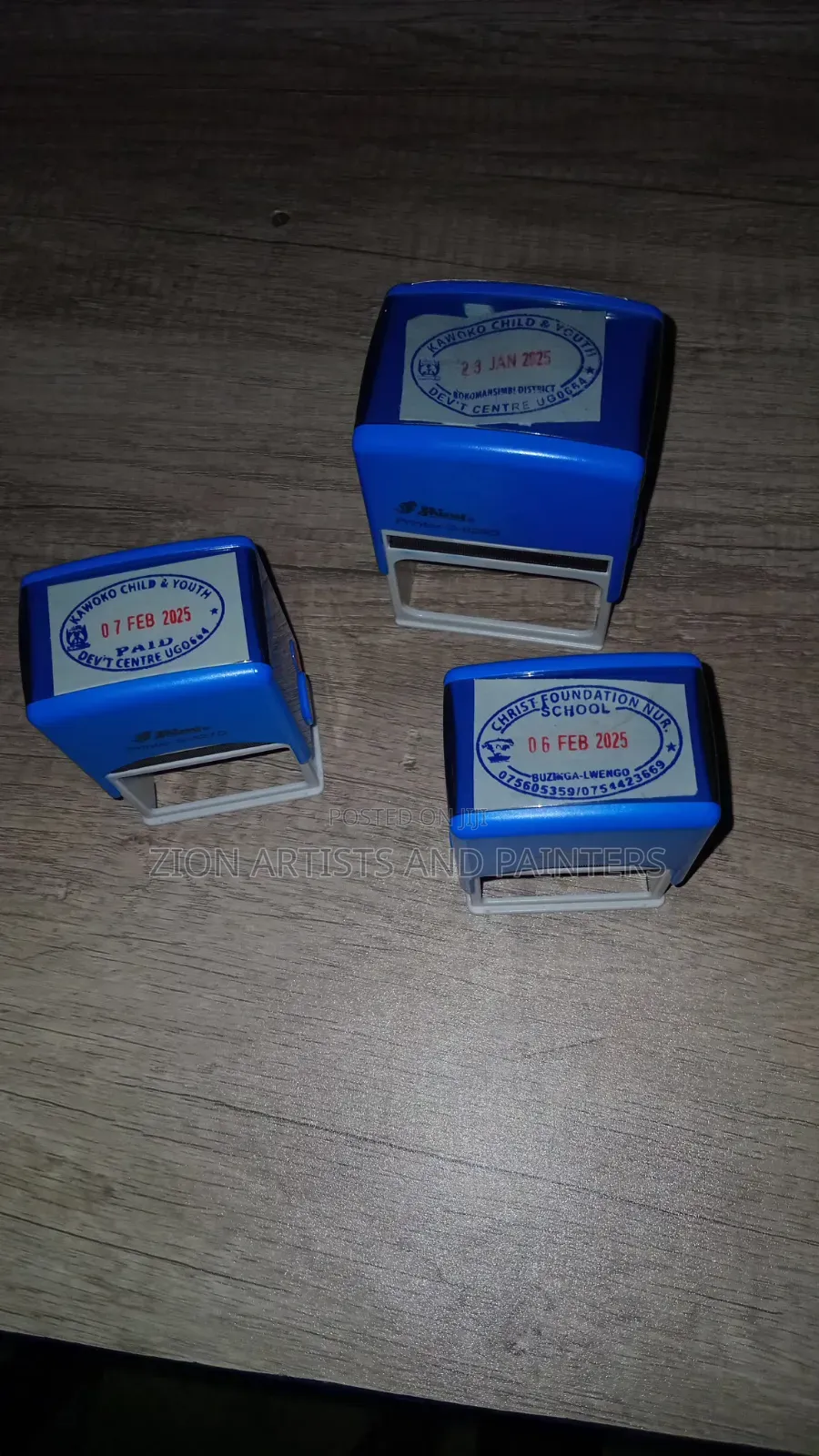 Self Inked Stamps and Rubber