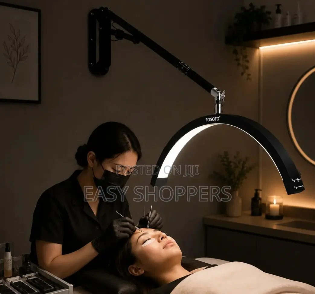 Half-Moon LED Lash Light Wall-Mounted Beauty Salons Tattoo Studios