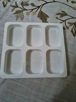 Soap Food Grade Silicone Molds, for Handmade Soap Making, 6 Cavities,