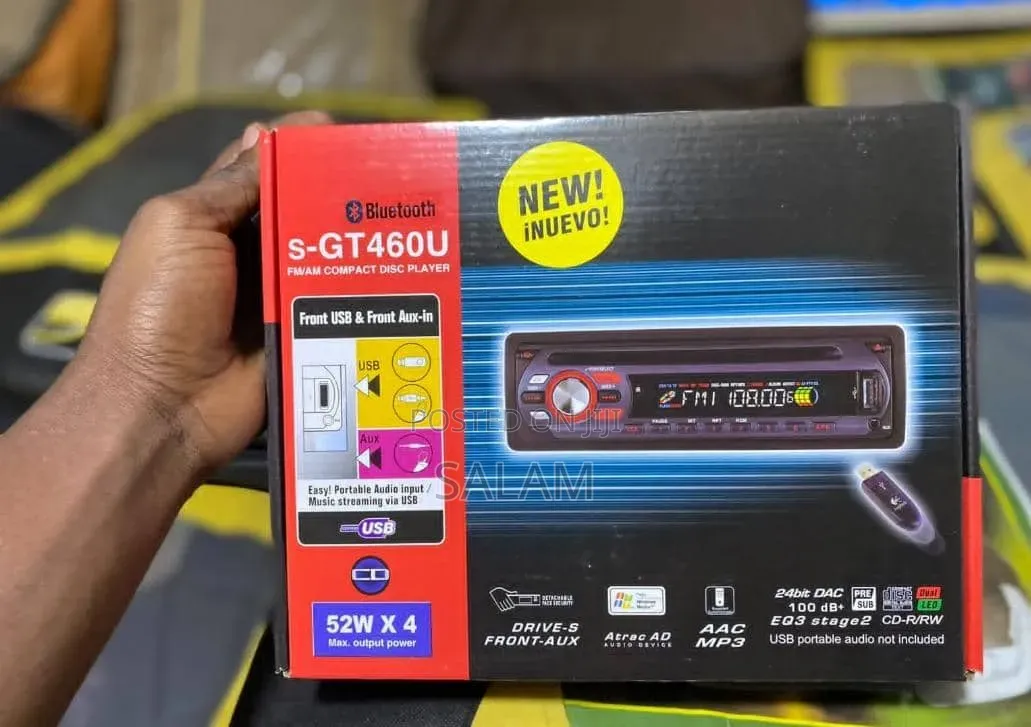 Brand New Sony Car Radio Stereo Player – Bluetooth, USB, AUX, CD/DVD