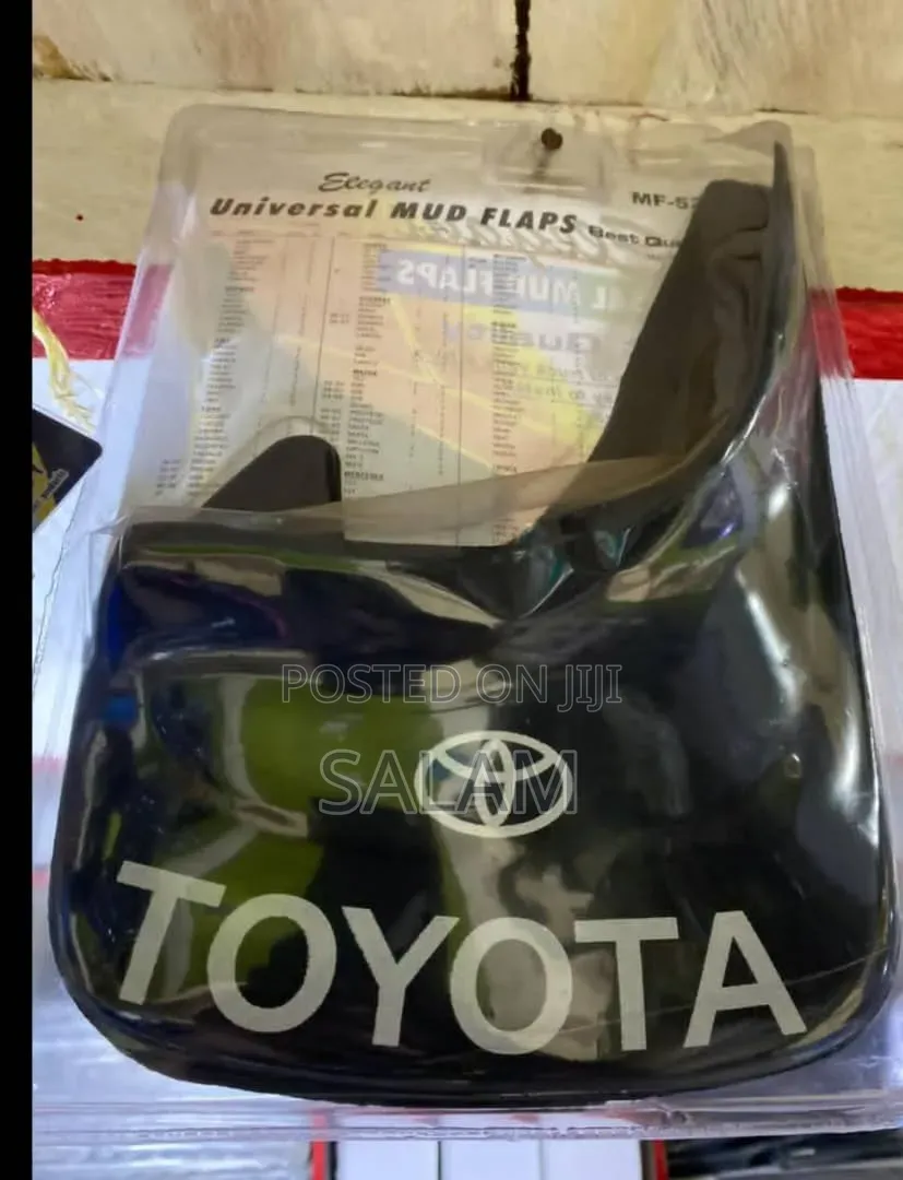 Universal Toyota Mud Flaps / Mud Guards Set – Red & Black (Brand New)