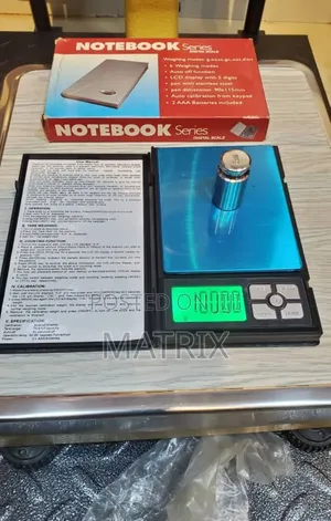 Notebook Digital Weighing Scale