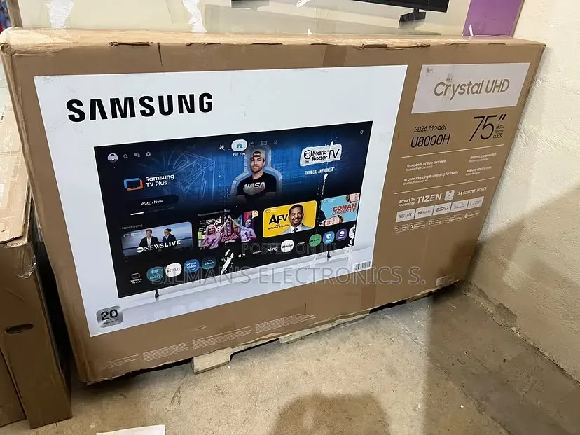 Samsung 75" U8000h Crystal Uhd Smart TV