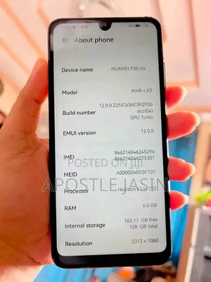 Huawei P30 Lite 128 GB Gray