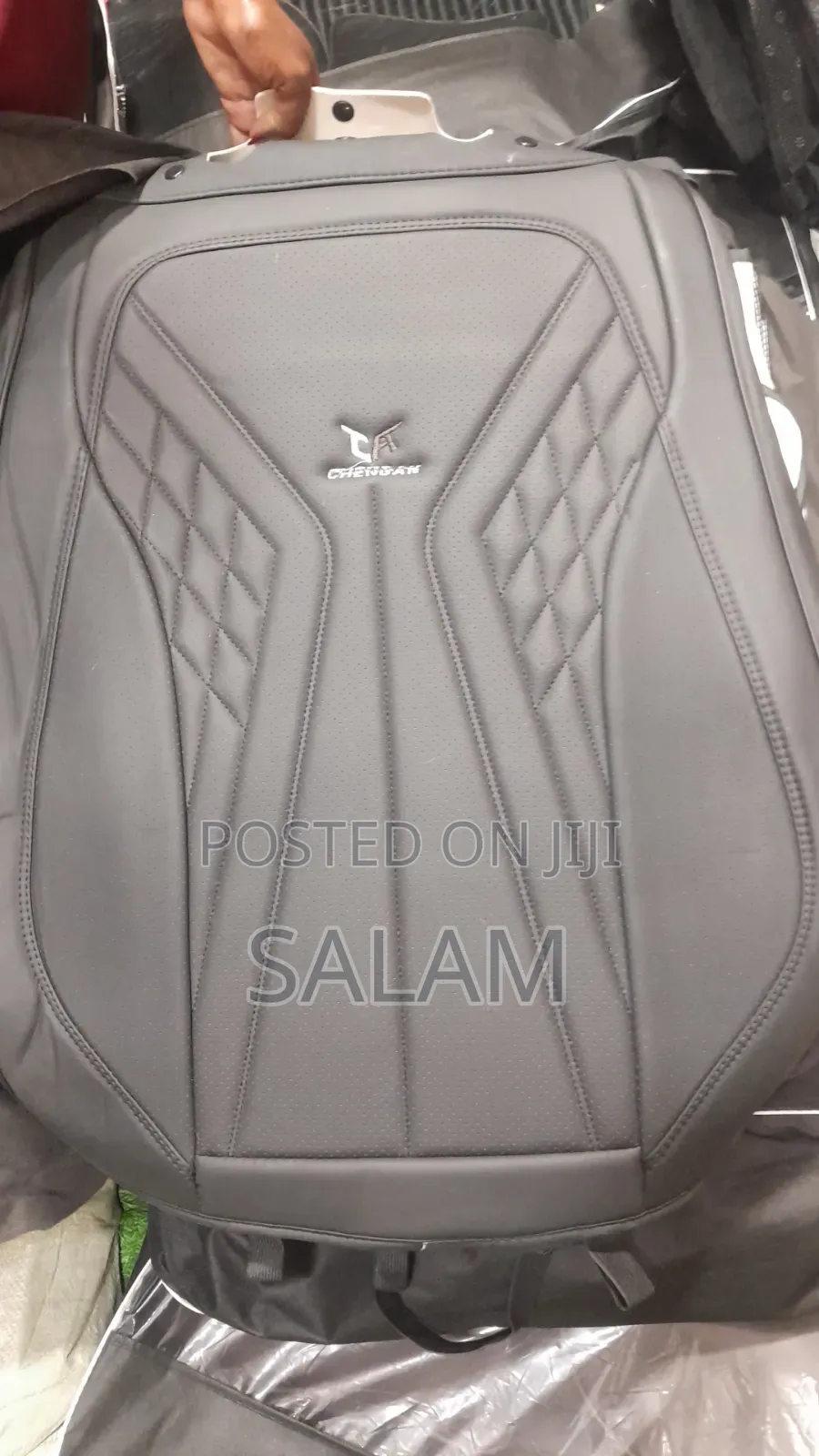 Luxury Universal Leatherette Car Seat Covers With Headrest & Pillow