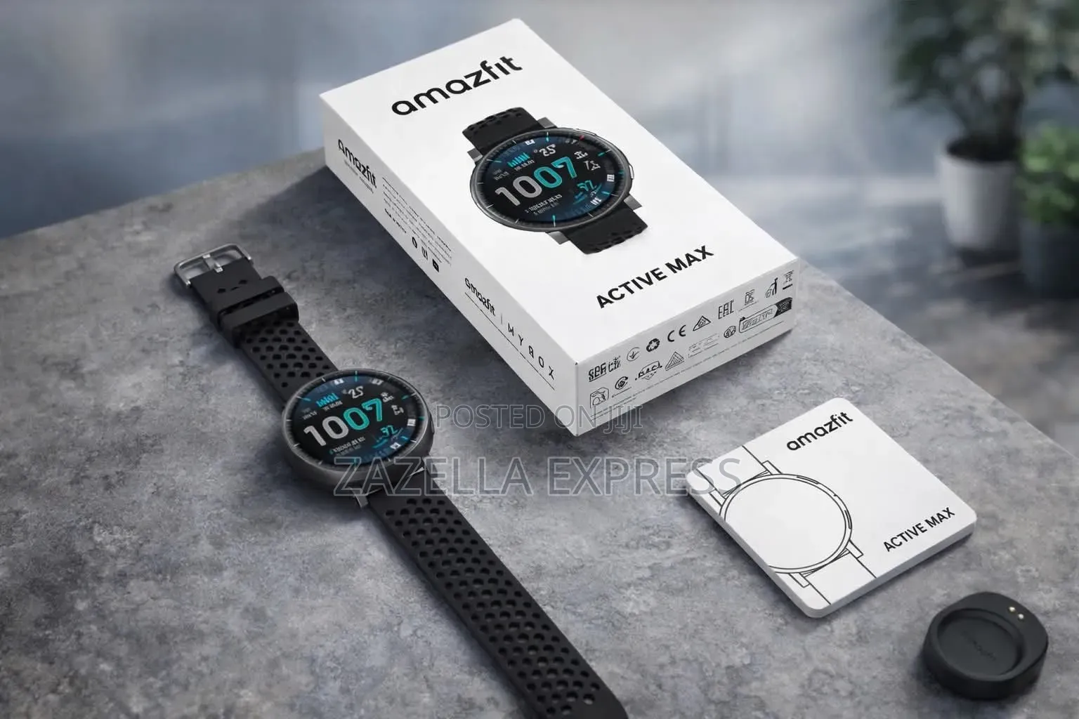 Amazfit Active Max Smartwatch 1.5 Inch AMOLED Display, 25 Day Battery