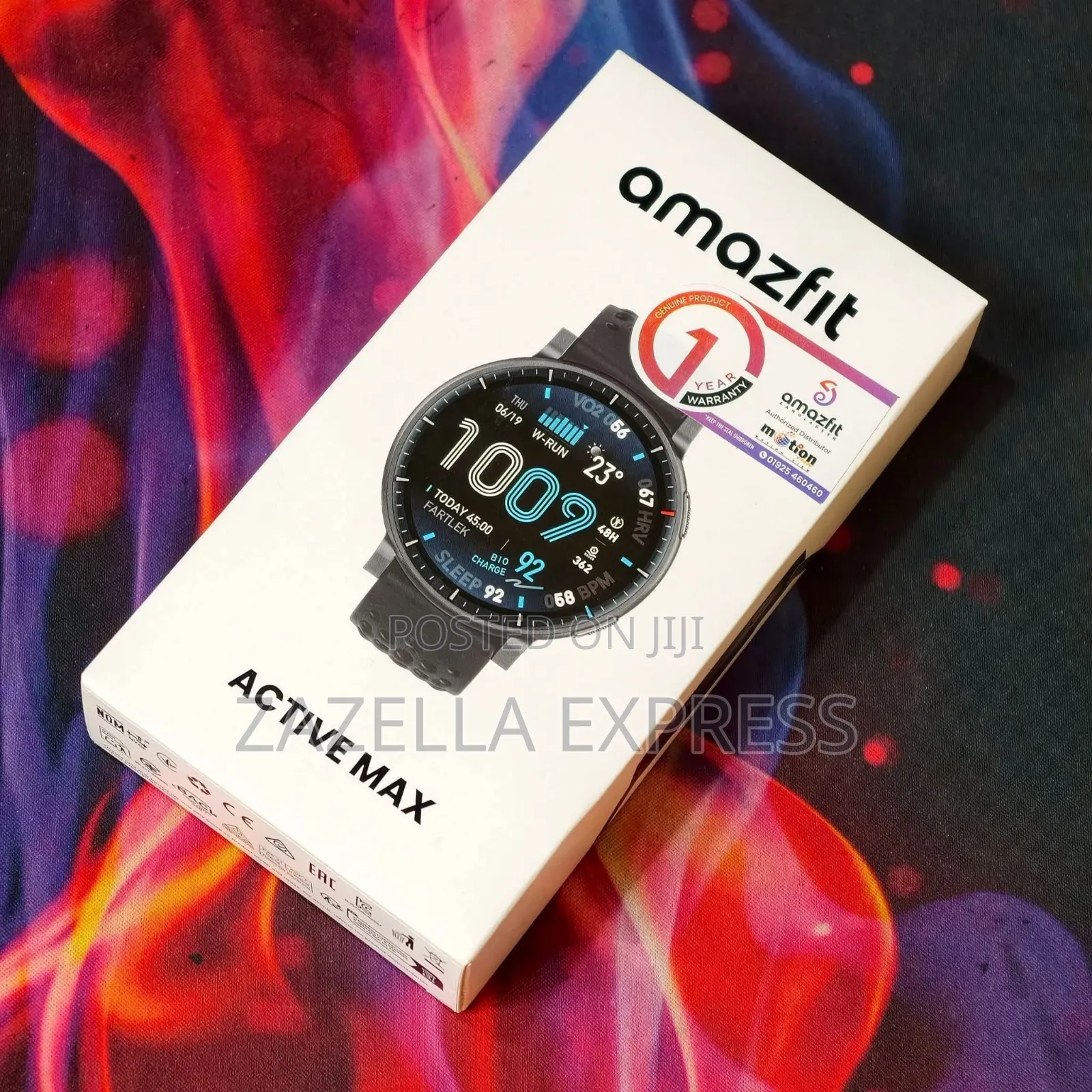Amazfit Active Max Smartwatch 1.5 Inch AMOLED Display, 25 Day Battery