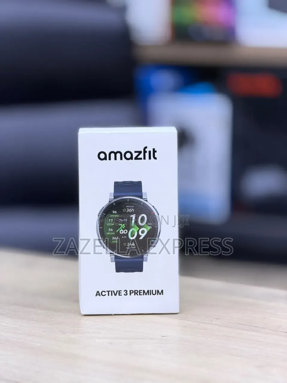 Amazfit Active 3 Premium GPS Running Smart Watch, 1.32"