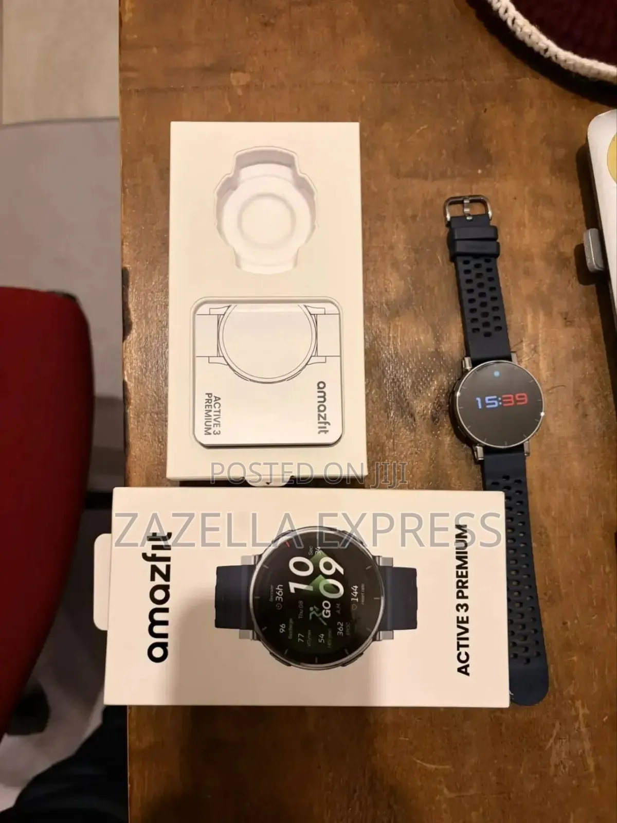 Amazfit Active 3 Premium GPS Running Smart Watch, 1.32"