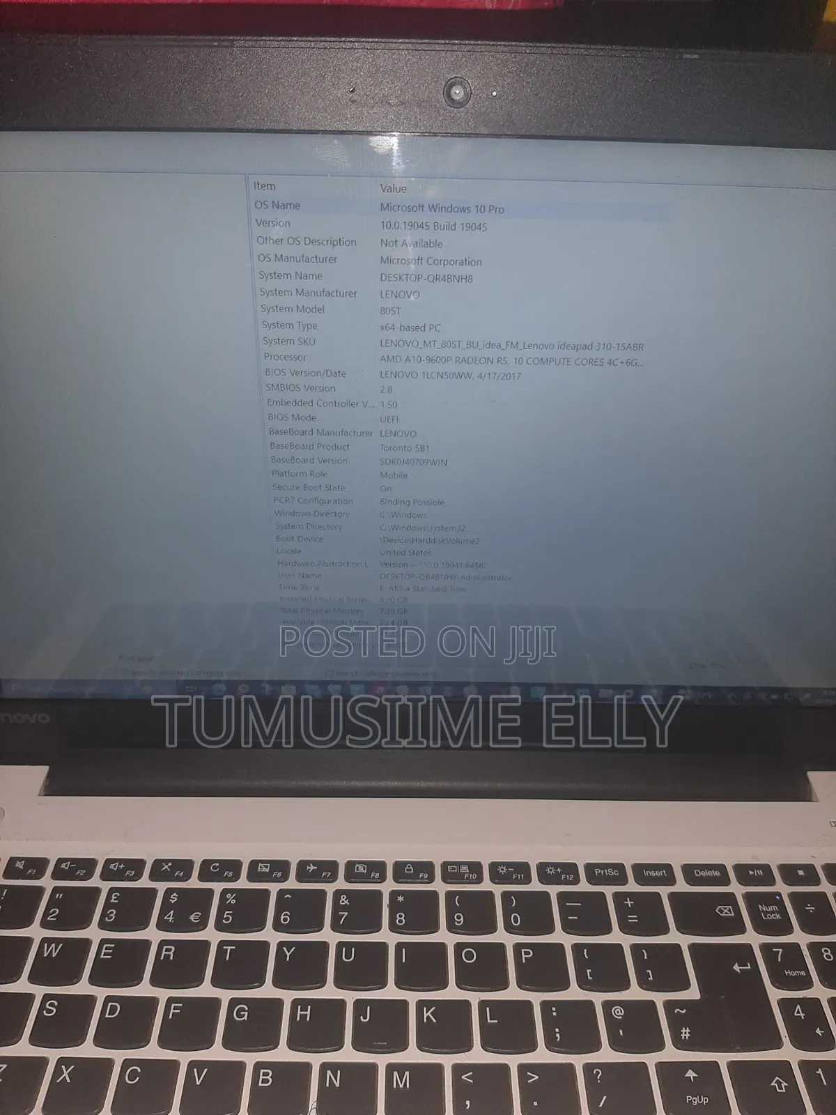 Laptop Lenovo IdeaPad 310 8GB AMD A10 HDD+SSD 500GB