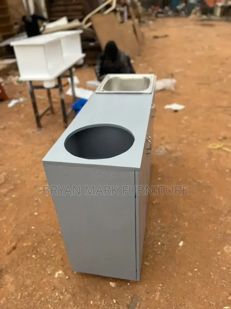 Sink Cabinet Stand Well Made and Finished in Grey Color
