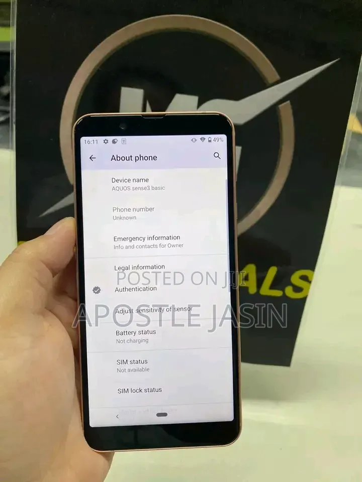 Sharp Aquos Sense 3 SHV45 64 GB Gold