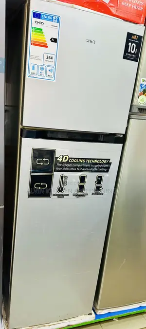 Double-Door Refrigerator 220L