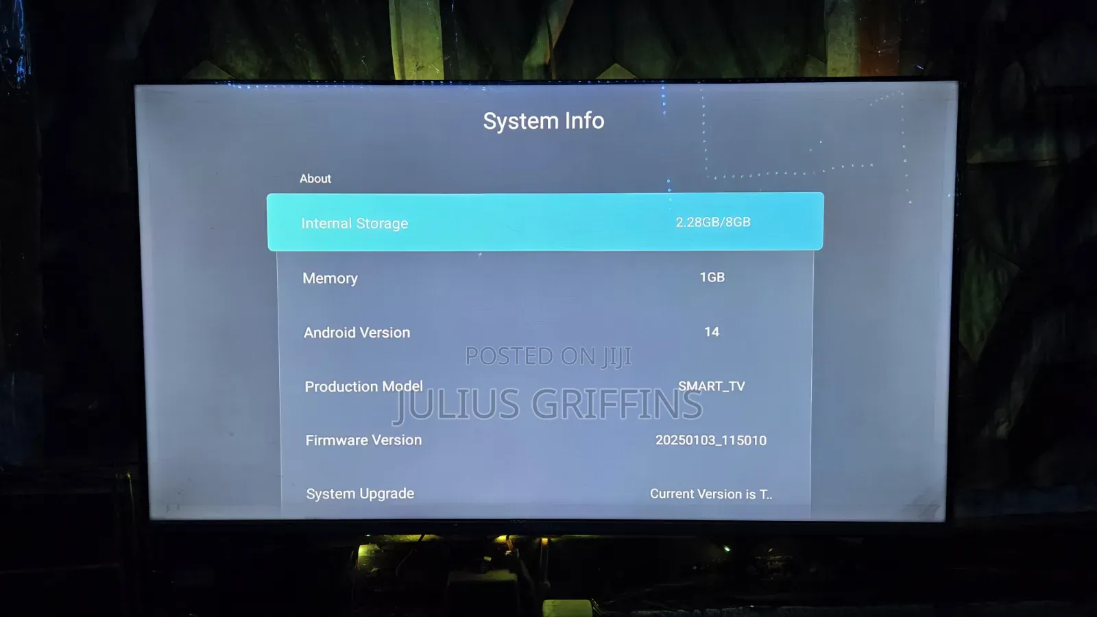 43 Inch Onida Smart TV