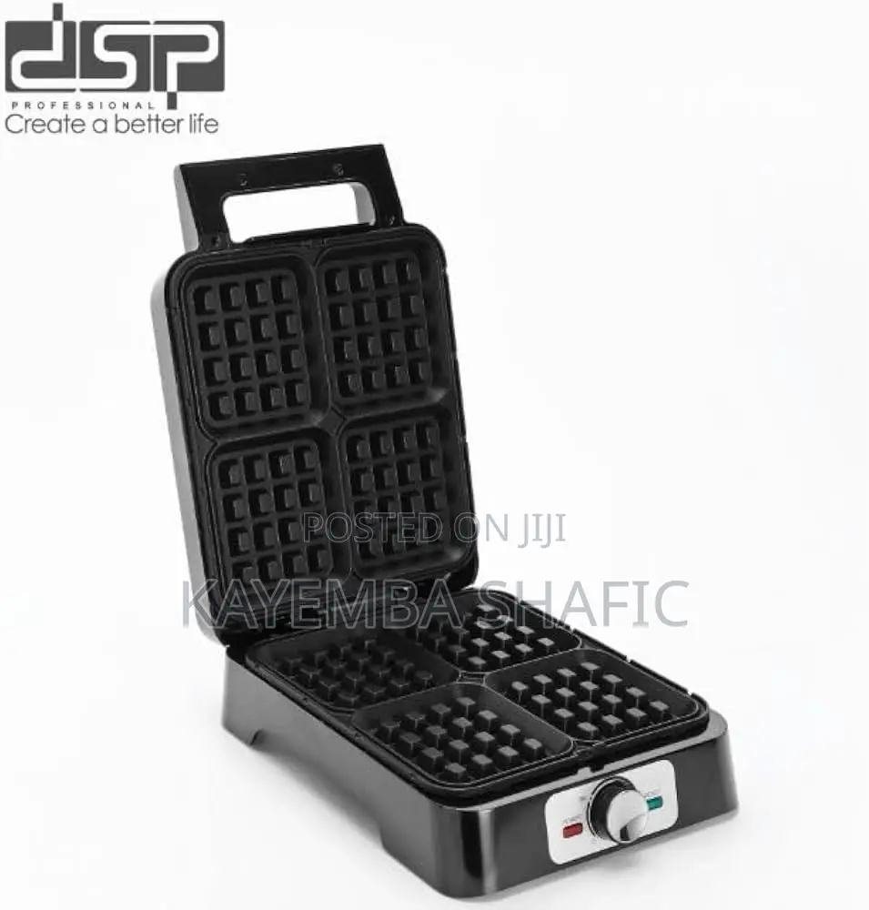 DSP 4-Slice Electric Belgian Waffle Maker 1600W (Model KC1337) - New