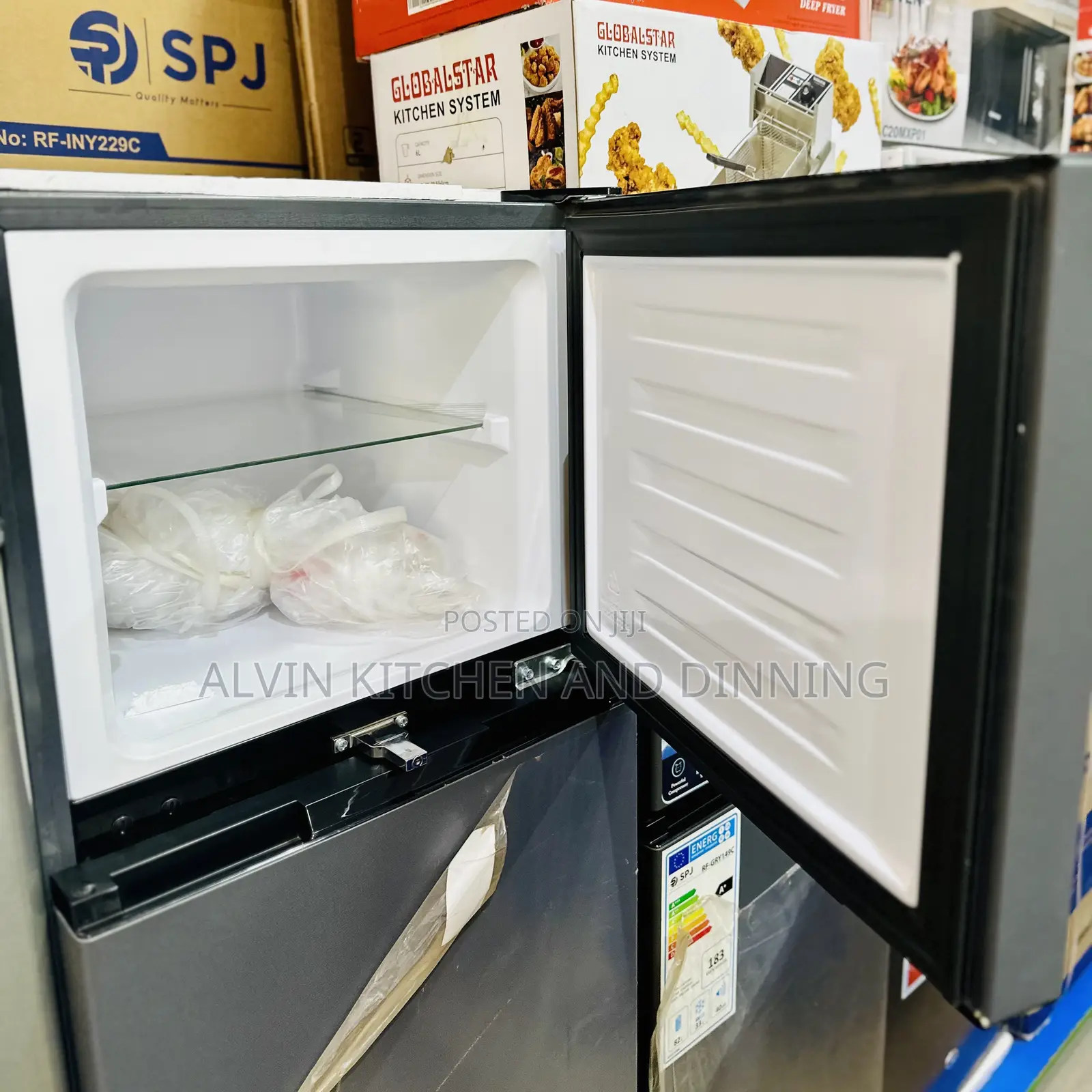 Double Door Fridge 189L
