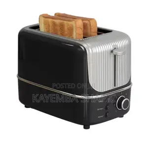 Brand New 800W Electric 2-Slice Pop-Up Bread Toaster Black