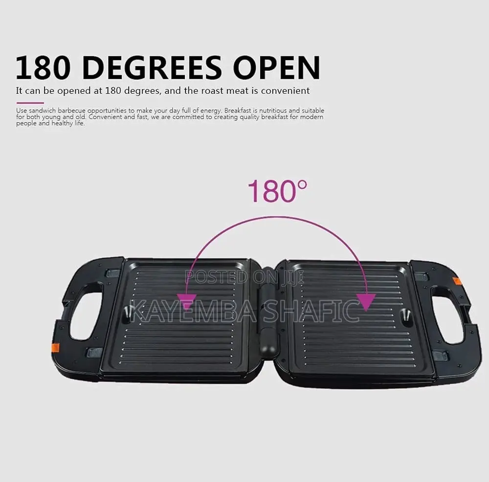 • DSP Professional 2 in 1 Sandwich Maker & Panini Grill 1200W