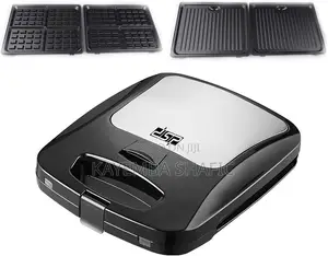 • DSP Professional 2 in 1 Sandwich Maker & Panini Grill 1200W