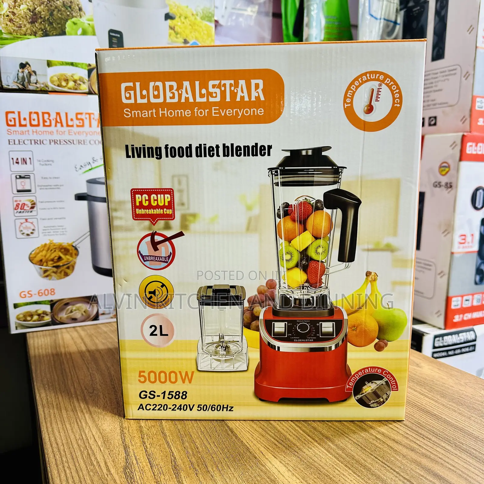 Heavy-Duty Commercial Blender 2L