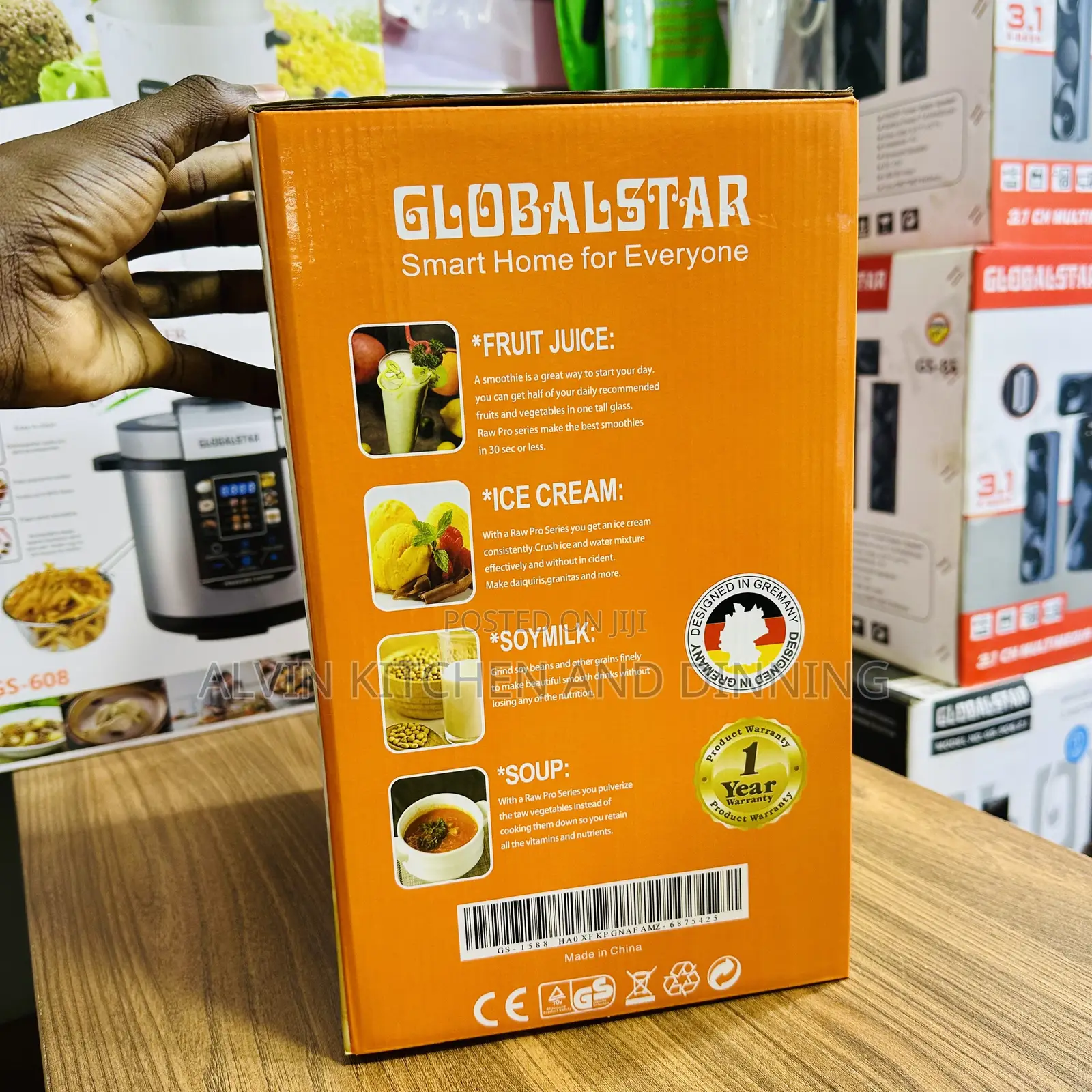 Heavy-Duty Commercial Blender 2L