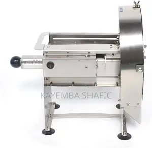 Commercial 2-in-1 Electric and Manual Vegetable Fruit Slicer Machine