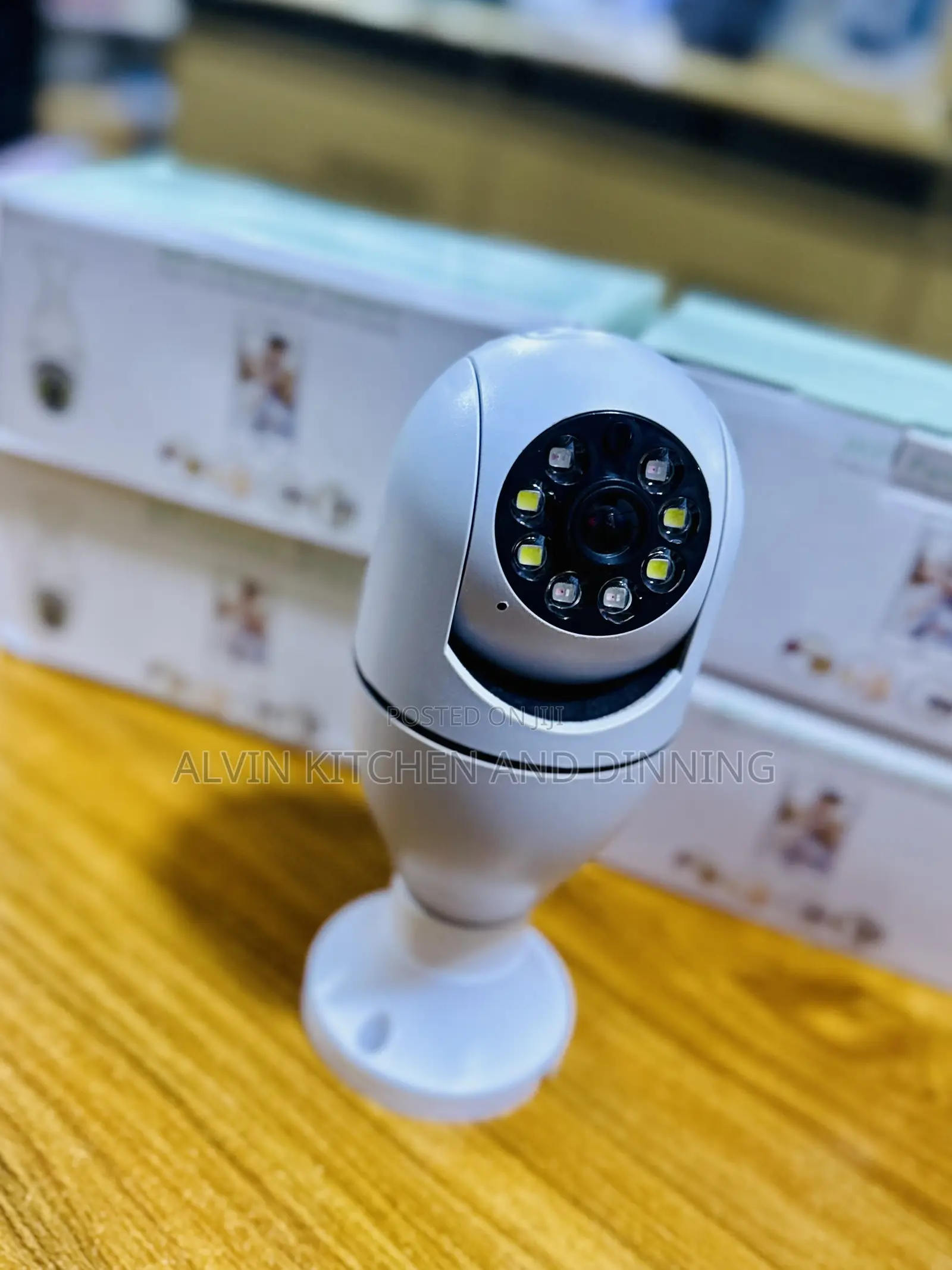 Smart WiFi Bulb Camera