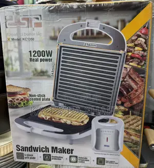 Brand New DSP 1200W Electric Sandwich Maker & Panini Grill