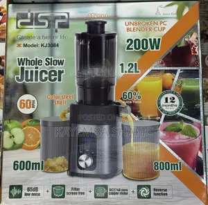 DSP Whole Slow Juicer 200W Cold Press Machine (Model KJ3084)