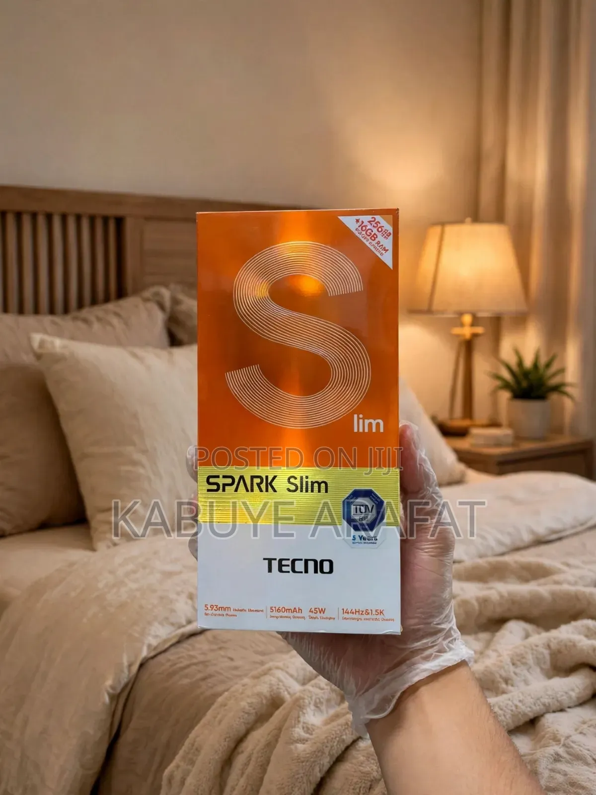 New Tecno Spark Slim 256 GB White