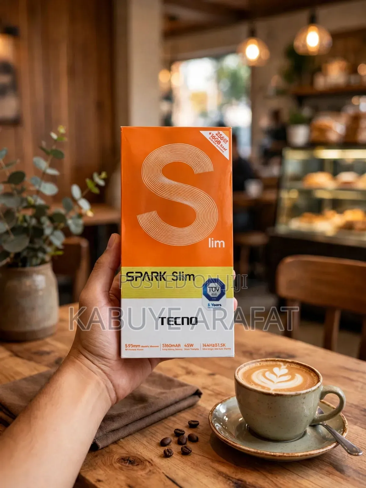 New Tecno Spark Slim 256 GB Black