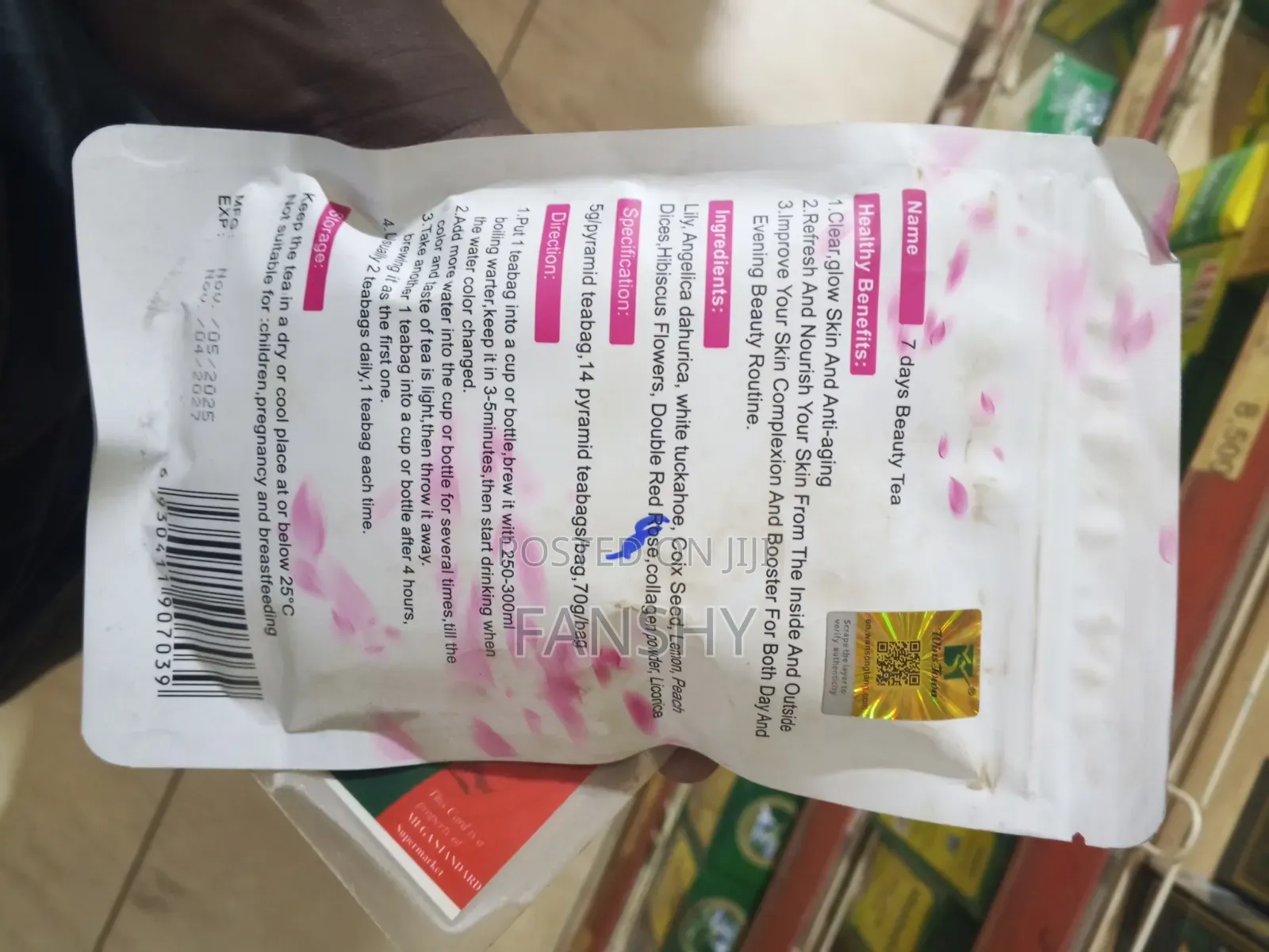 Original WinsTown 7 Days Beauty Tea, Herbal Tea for Skin Care