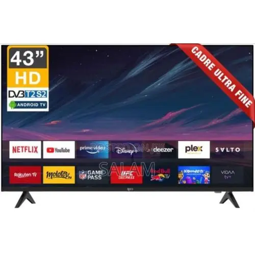 Roch 43 Inch Smart Android Frameless HD LED TV Free to Air(2YRS WRNTY)