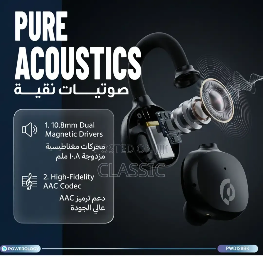 Powerology Cherry Open-Ear Wireless Earphones