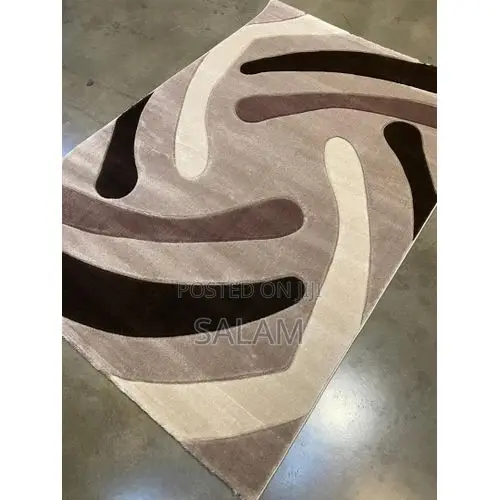 Abstract Area Rug Soft Textured Carpet for Living Room & Bedroom Decor