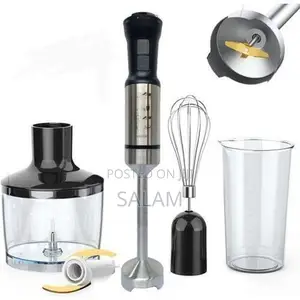 4 in 1 Powerful Hand Blender - Black,Silver