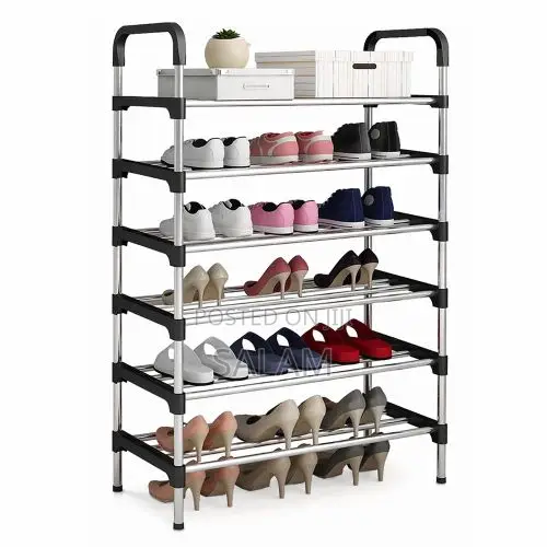 CYFAZA 6-Tiers Shoe Rack Storage Organizer 21 Pairs Large Capacity