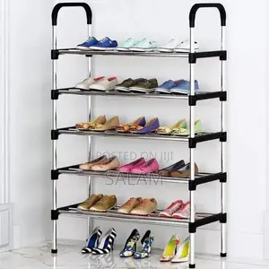 CYFAZA 6-Tiers Shoe Rack Storage Organizer 21 Pairs Large Capacity