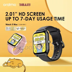 Oraimo Watch 5 Lite 2.01" HD IP68 Smart Watch TAHILALATS