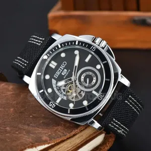 Seiko Tourbillion Automatic Watch Black