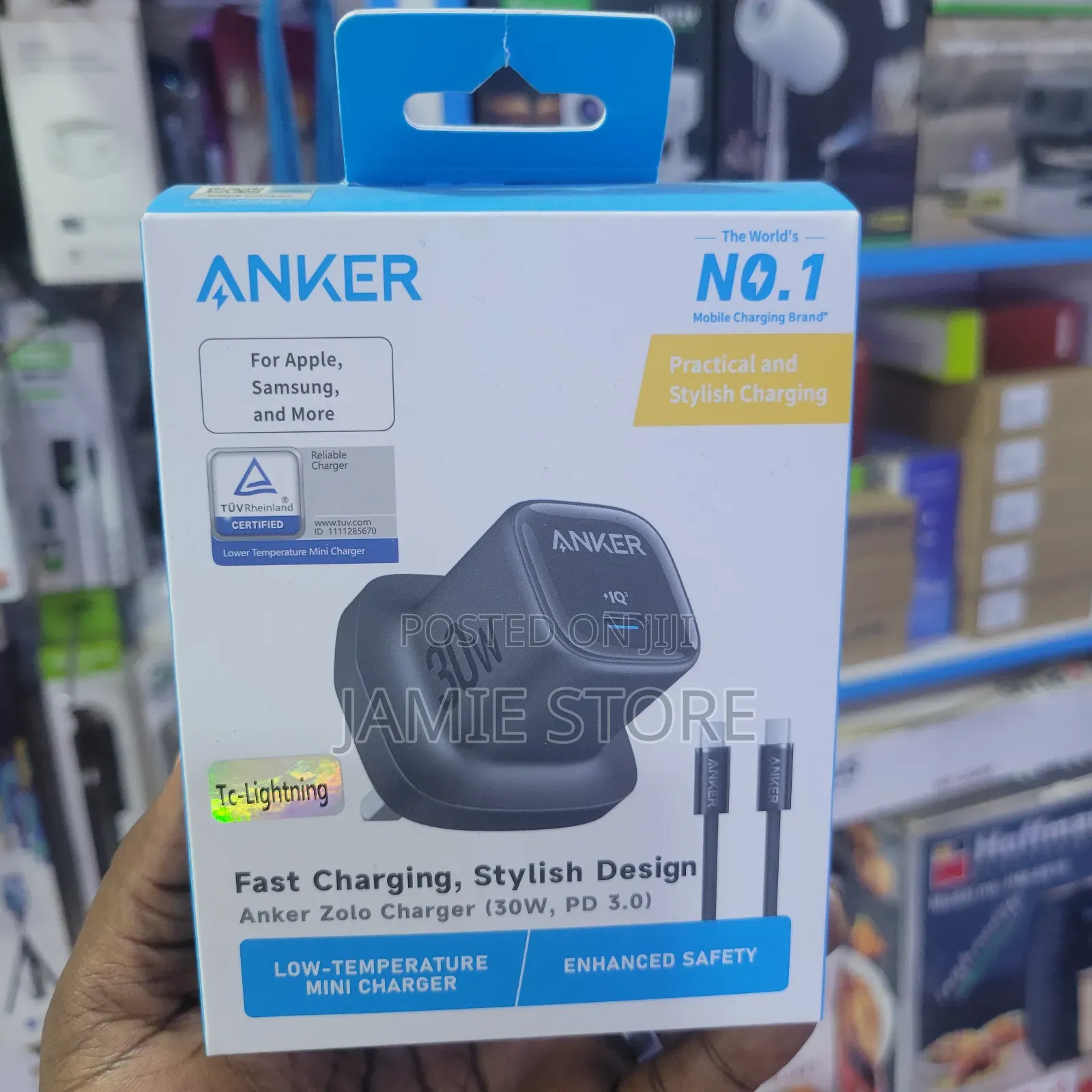 30W Fast Charger Zolo Charger PD 3.0 Anker