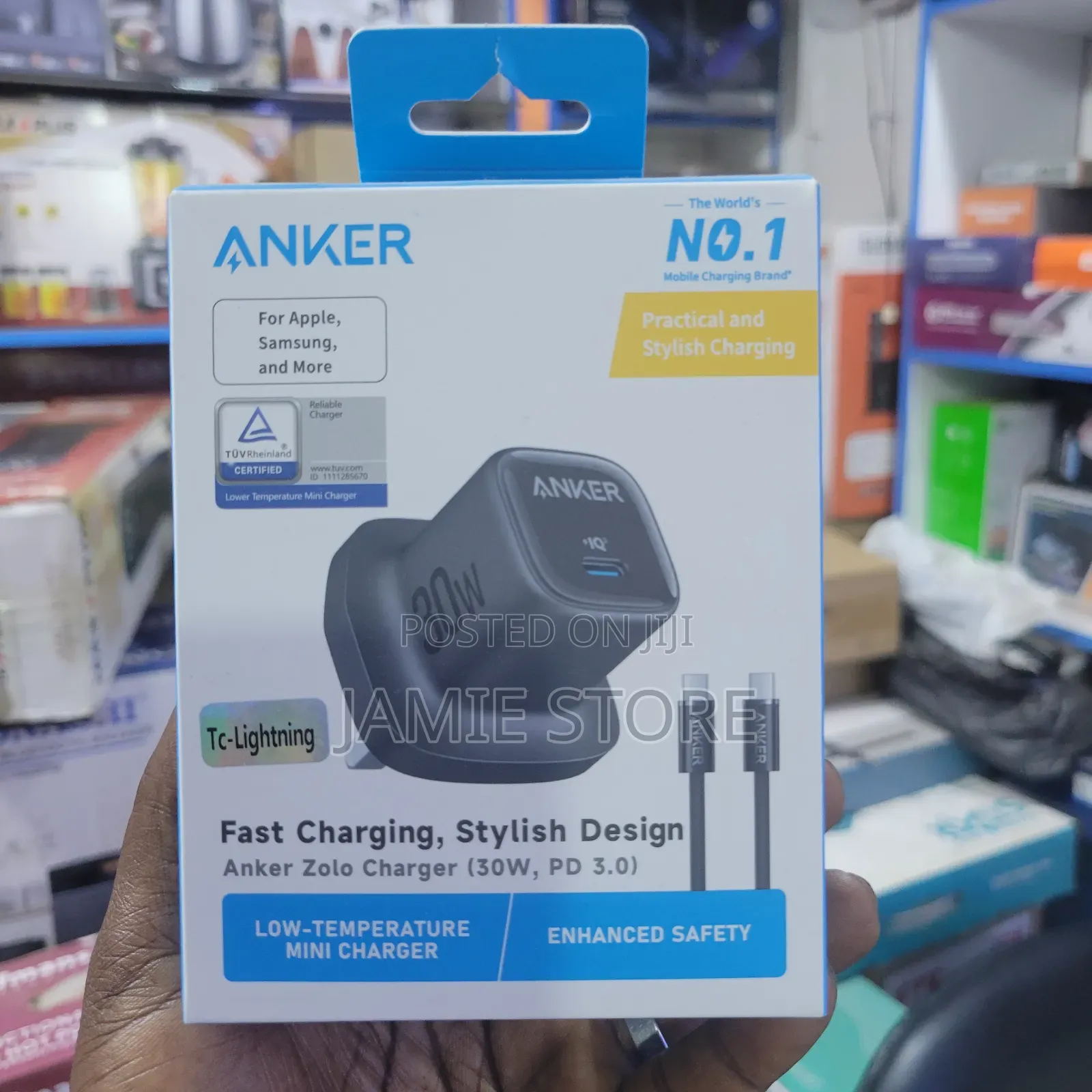 30W Fast Charger Zolo Charger PD 3.0 Anker