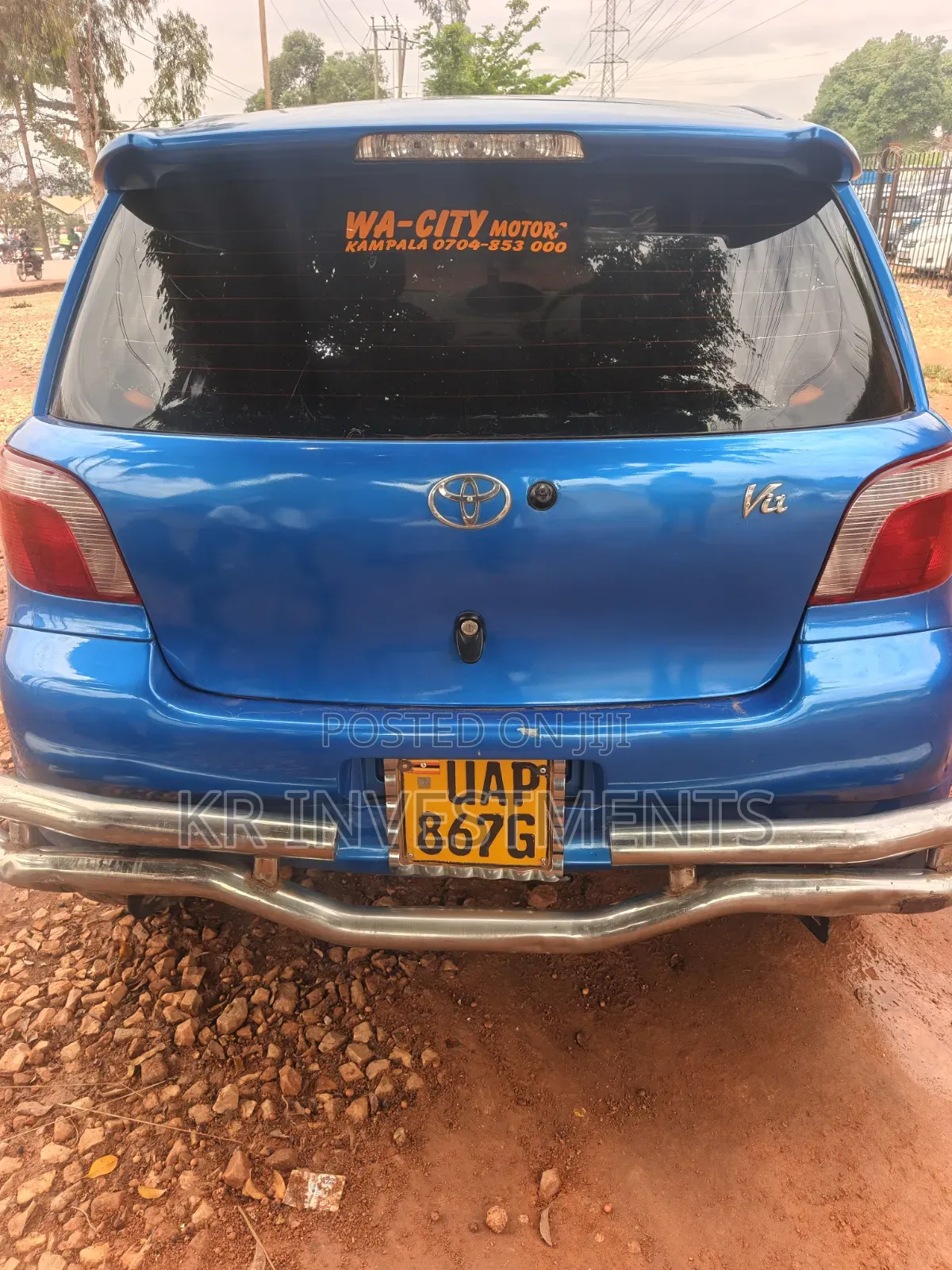 Toyota Vitz 1.5 FWD 3dr 2004 Blue